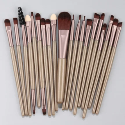 Σετ 20 Τμχ Makeup Brush Set Eyeliner Χρυσό